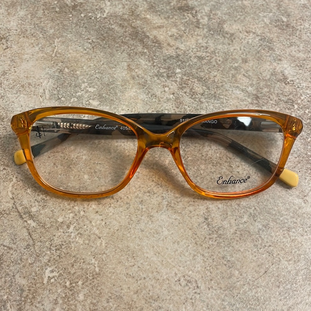 Orange Enhance glasses